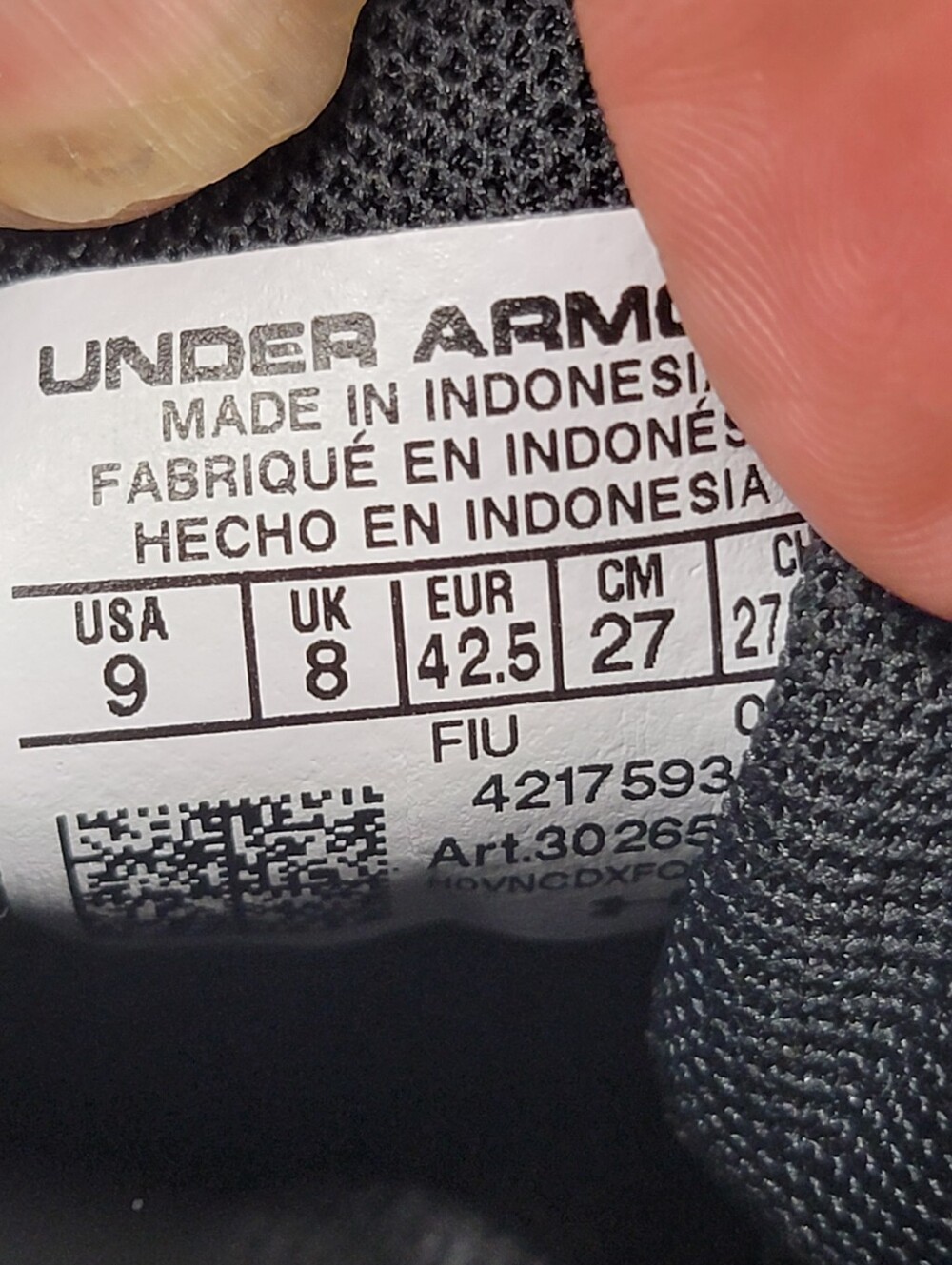 Under Armour Charged Pursuit 3 Mens 9 - Picture 10 of 10